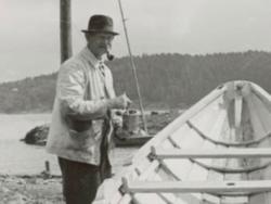 En liten familie på Øya i Brevik