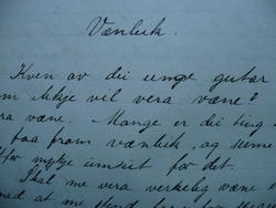 Solglytt 1909 : VÆNLEIK