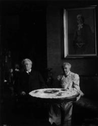 Bjørnstjerne (1832-1910) og Karoline (1835-1934) Bjørnson på