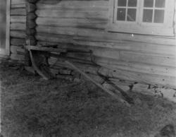 Gaffelplog, ukjent sted. Ard for pløying ved bråtebruk (svie