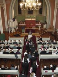 Første søndag i advent, åpning av kirkeåret. Sarpsborg kirke