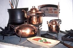 Kjøkkenet i Chrystiegården, bygning nr.227, Gamlebyen, Norsk