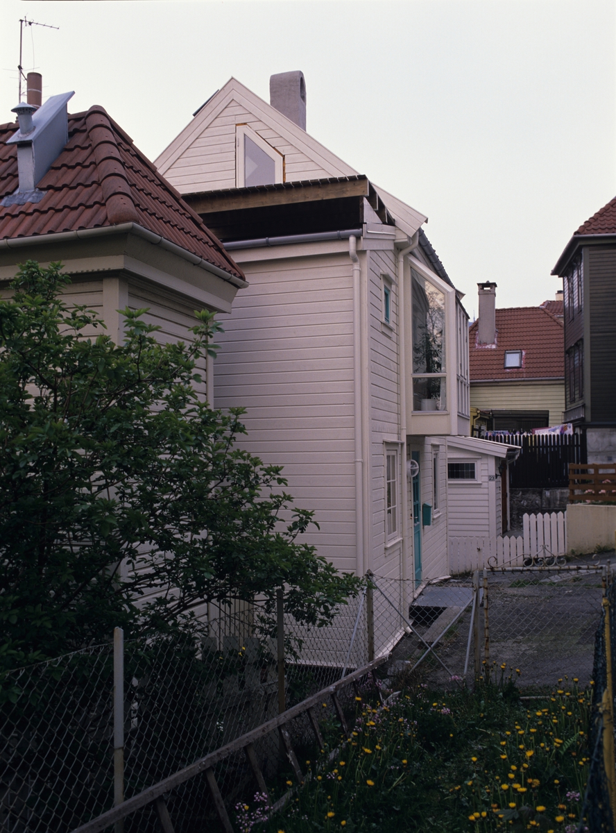 Eldre småhusbebyggelse. Illustrasjonsbilde fra Nye Bonytt 1989.