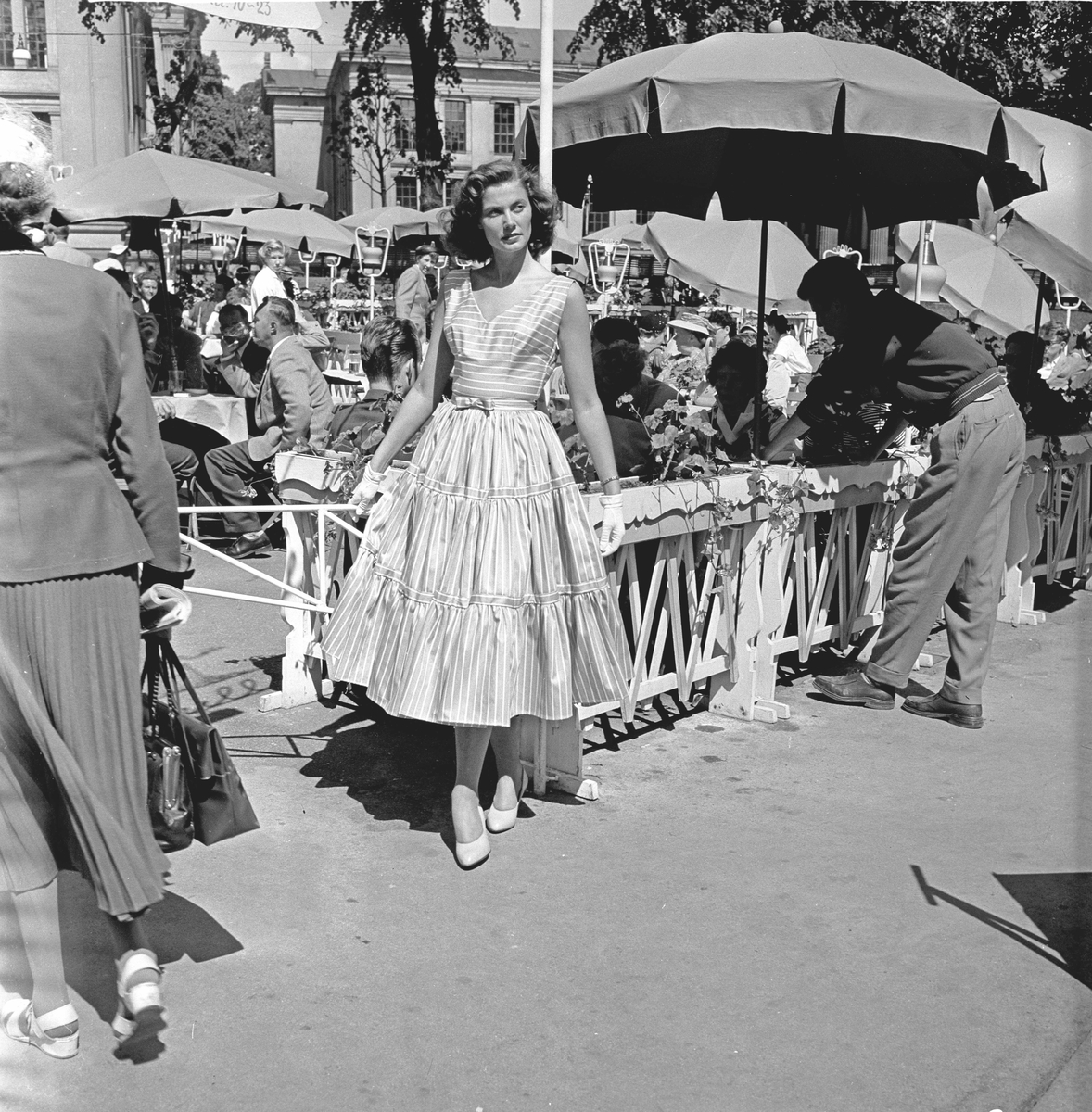 Serie. Solveig Borstad, Miss Norway 1955. Fotografert juni 1955.