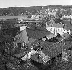Serie. Bybilder fra Larvik, Vestfold. Fotografert 28. mars 1