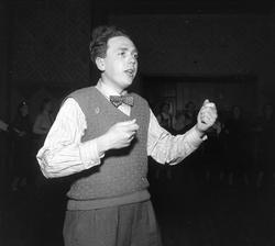 Leikaring. Portrett av mann. 09.02.1953. Gudbrandslaget og l