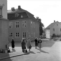 Drøbak, 28.08.1956. Bybilde.