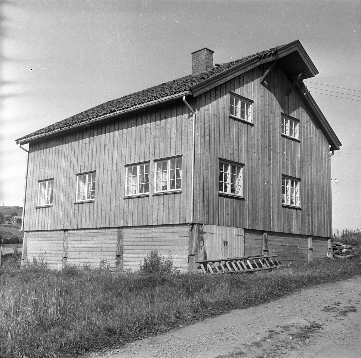 Gjøvik, 22.08.1954. Lærerhus.