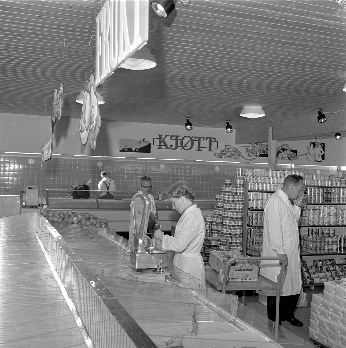 Rødtvet, Oslo, 20.08.1962. Rødtvet supermarked