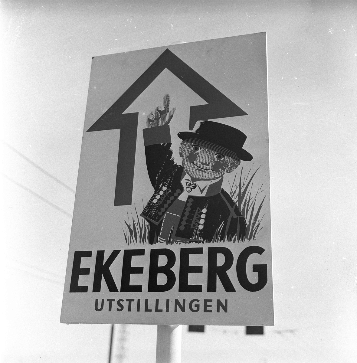 Ekeberg, Oslo, 11. juni 1959, landbruksutstilling, plakater.