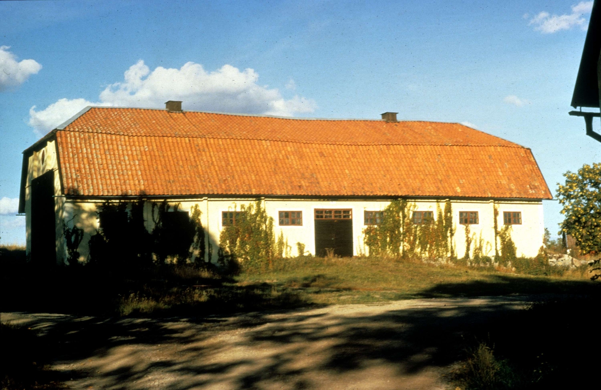 Stall vid Lövsta herrgård, Funbo socken, Uppland 1972