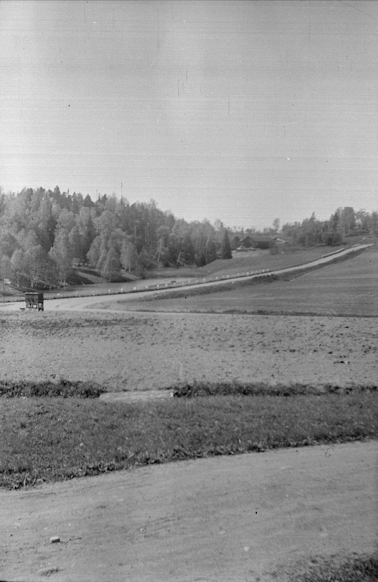 Vy över Högsveden, Ytterkvarn, Österunda socken, Uppland 1940 - 50-tal