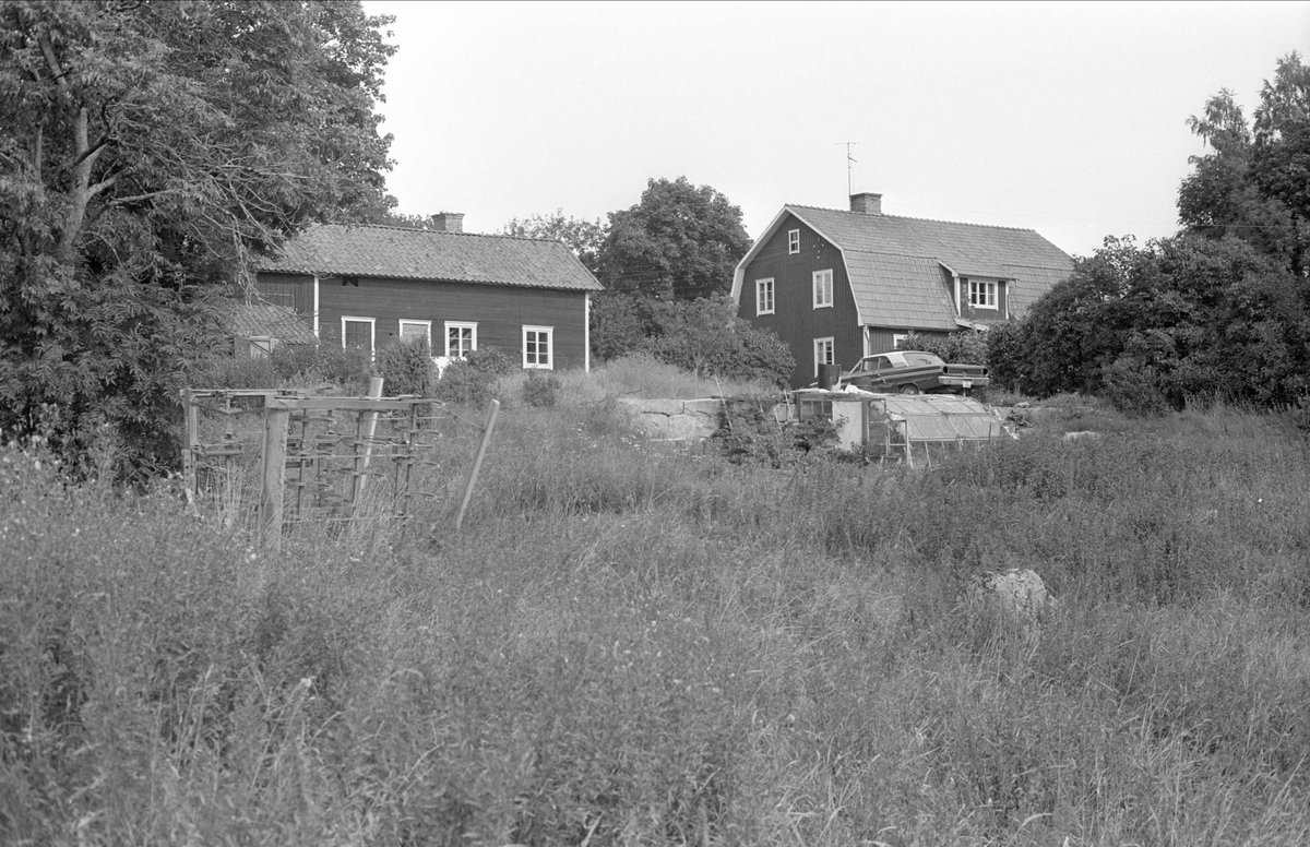 Vy över Ärnevi 3:4, Ärnevi, Funbo socken, Uppland 1982