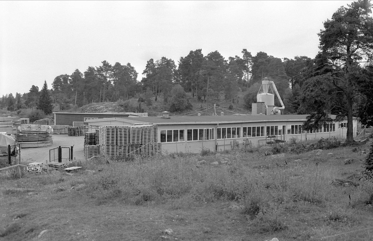 Snickeriverkstad, Åby, Funbo socken, Uppland 1982