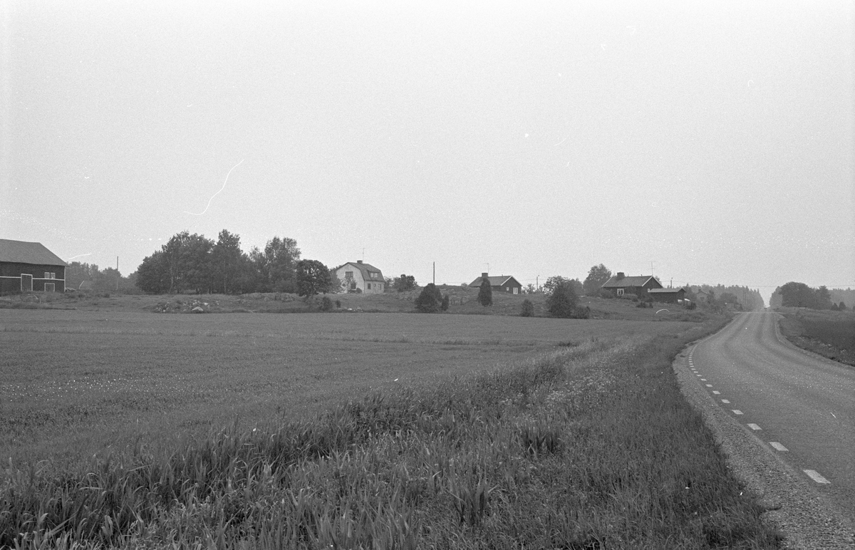 Vy över Faringe 1:4, Faringe, Faringe socken, Uppland 1987. 