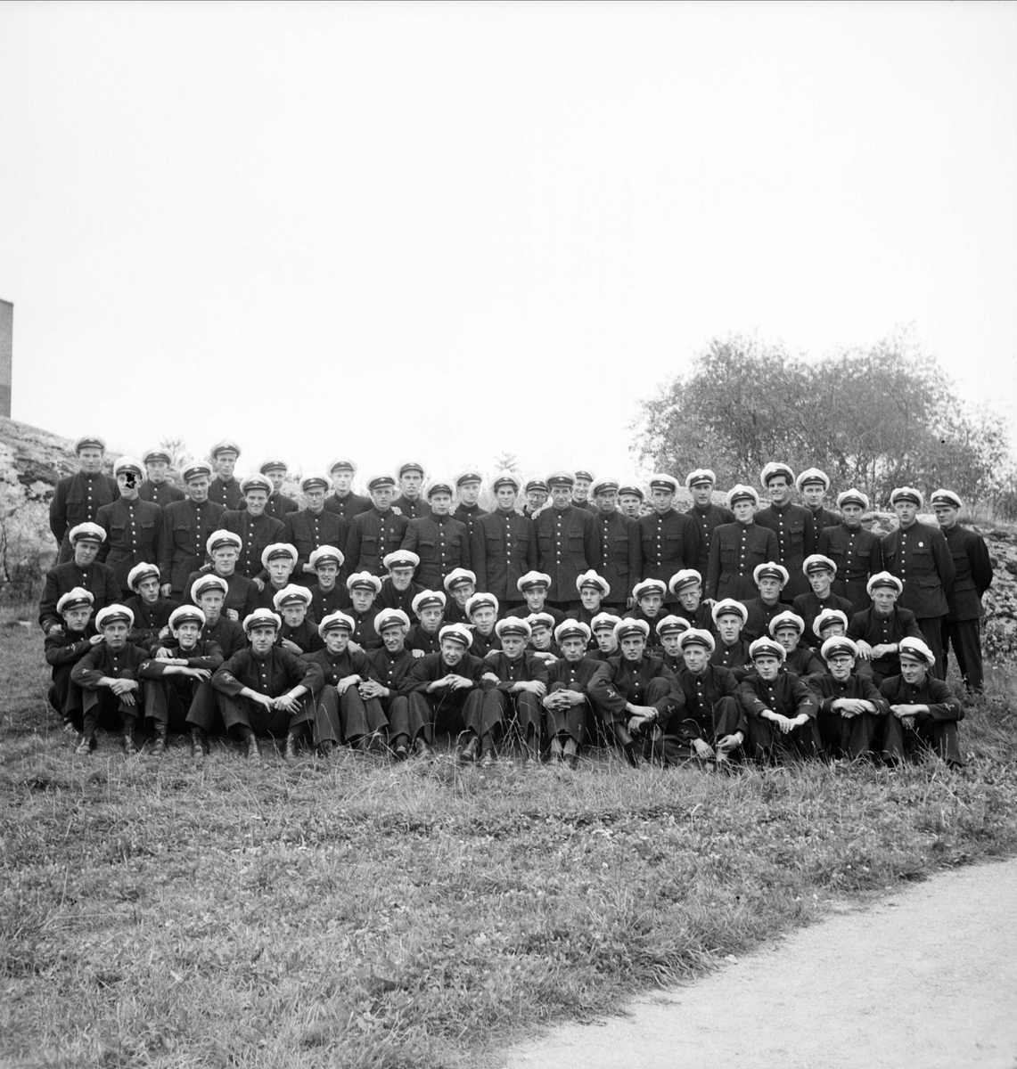 "Muckgrupp" med flygare, Uppsala 1948