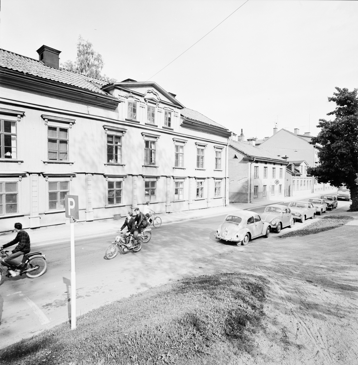 Östgöta nation - nyplanerat område vid Nedre Slottsgatan, Uppsala juni 1964
