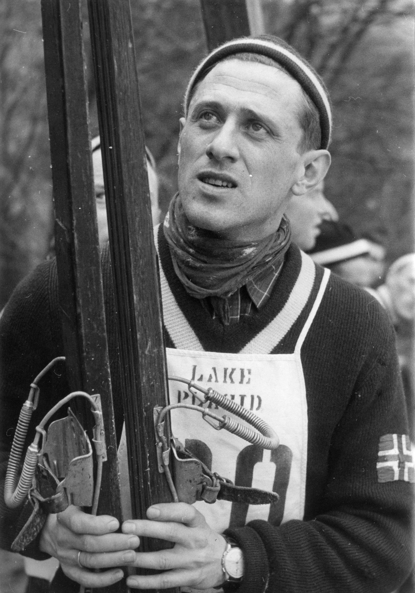 Petter Hugsted in Lake Placid 1950.