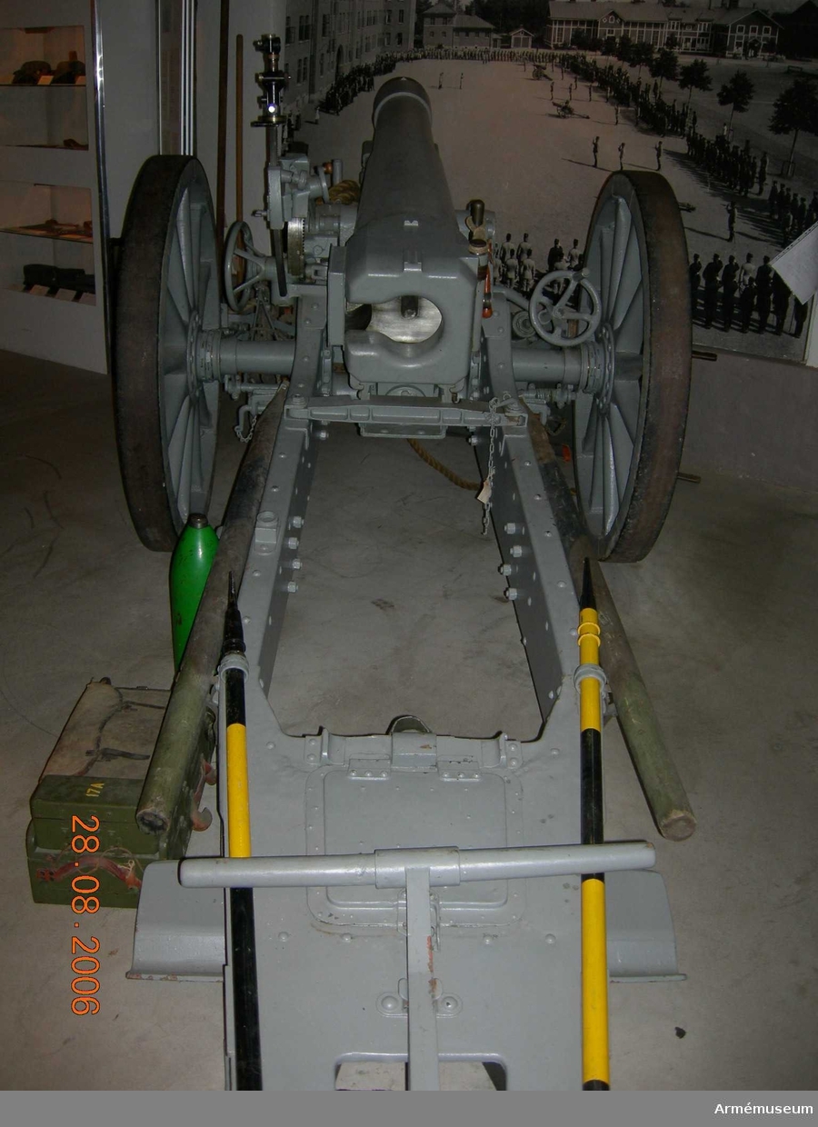 System Bofors-Krupp.
Kaliber: 150 mm.

Tillverkningsnr: 53