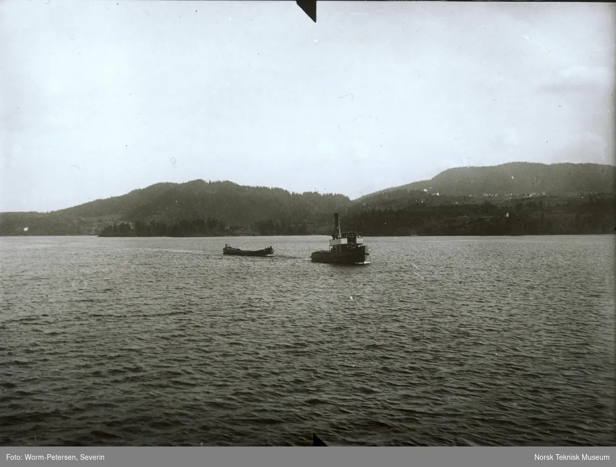 Slepebåt på Nordsjø, fra Telemarksserien 1922.