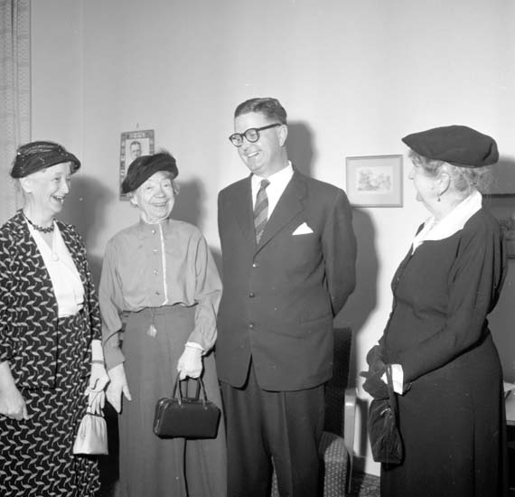 Möte i Uddevalla kommunala flickskolas kamratförening 1958