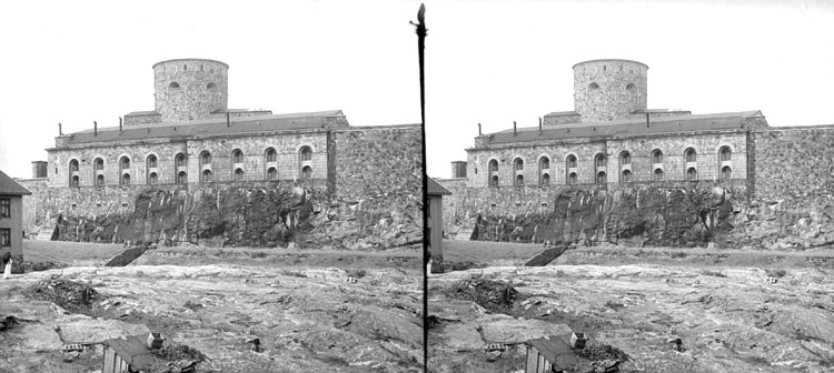 28 Juli 1901. Marstrands Fästning (Stereo karta III)