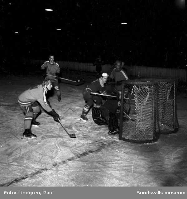Ishockeymatch i Sundsvall.