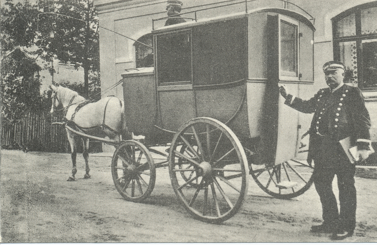Postvagn från 1907.