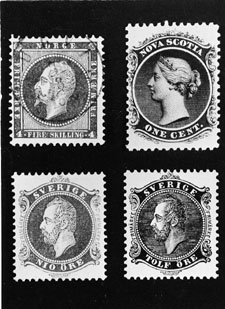 Frimärksförlaga till frimärket Carl XI. 1861.
