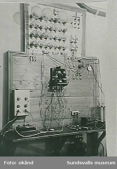 Instrument för justering av mätare för likström, elektricitetsverket, 1940-talets början.