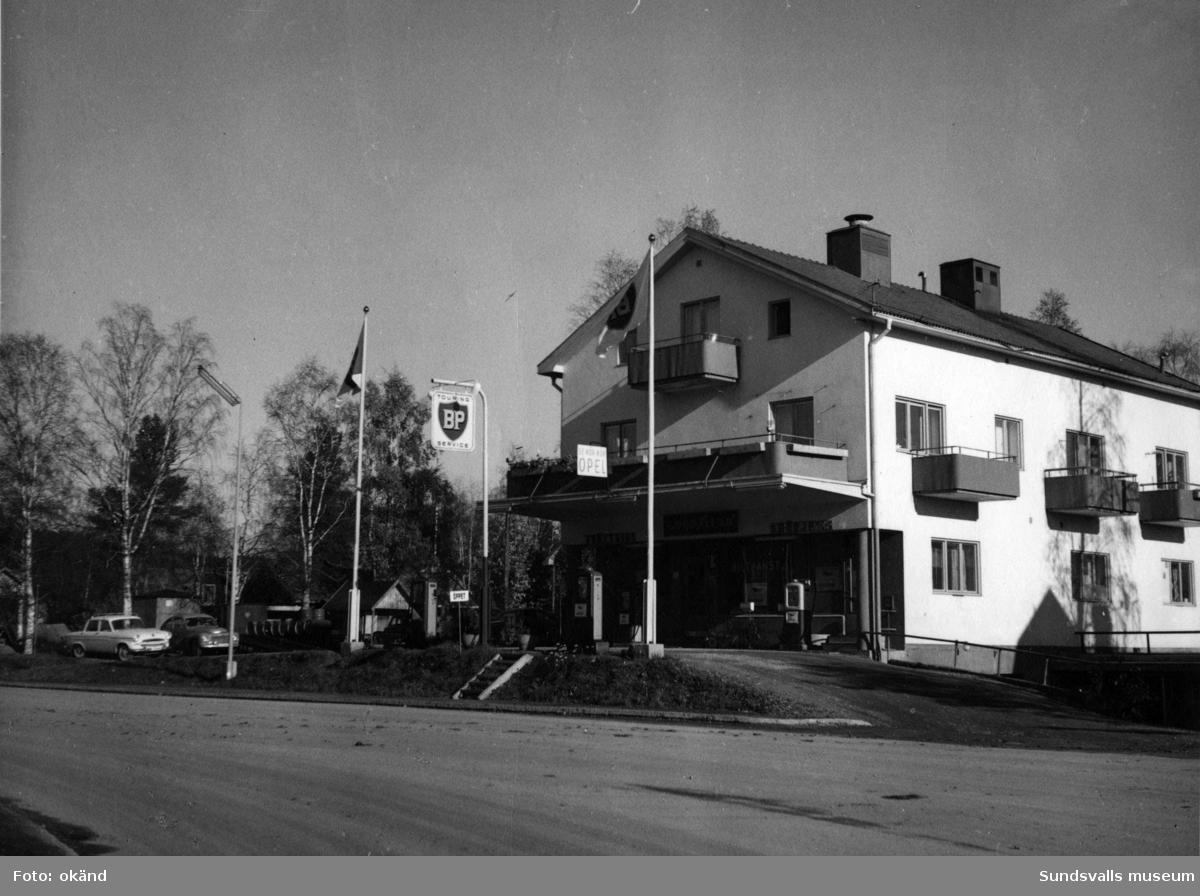 BP-stationen Ånge. Köpman: Lorand Lorandsson.