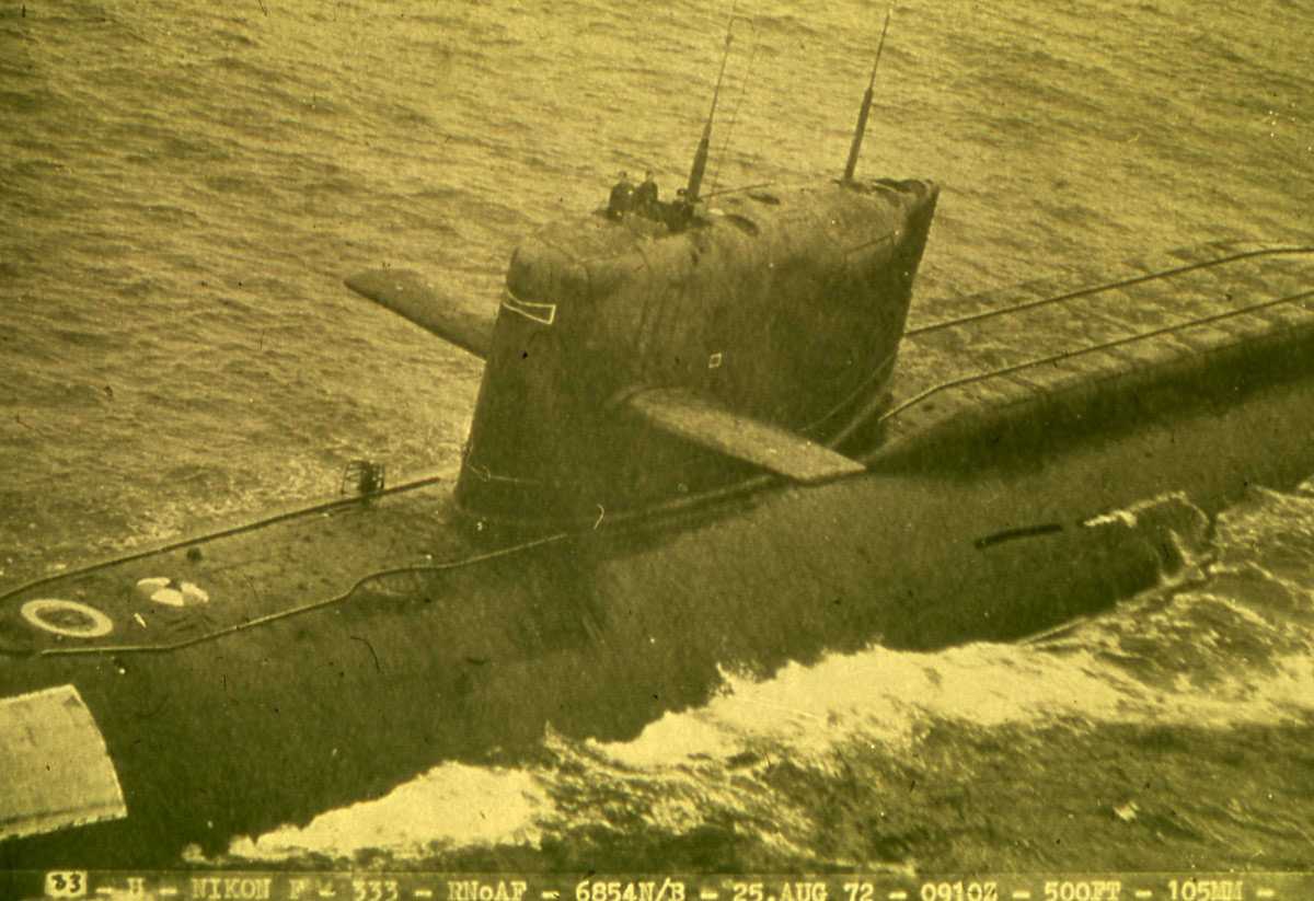 Russisk ubåt av Yankee - klassen.
