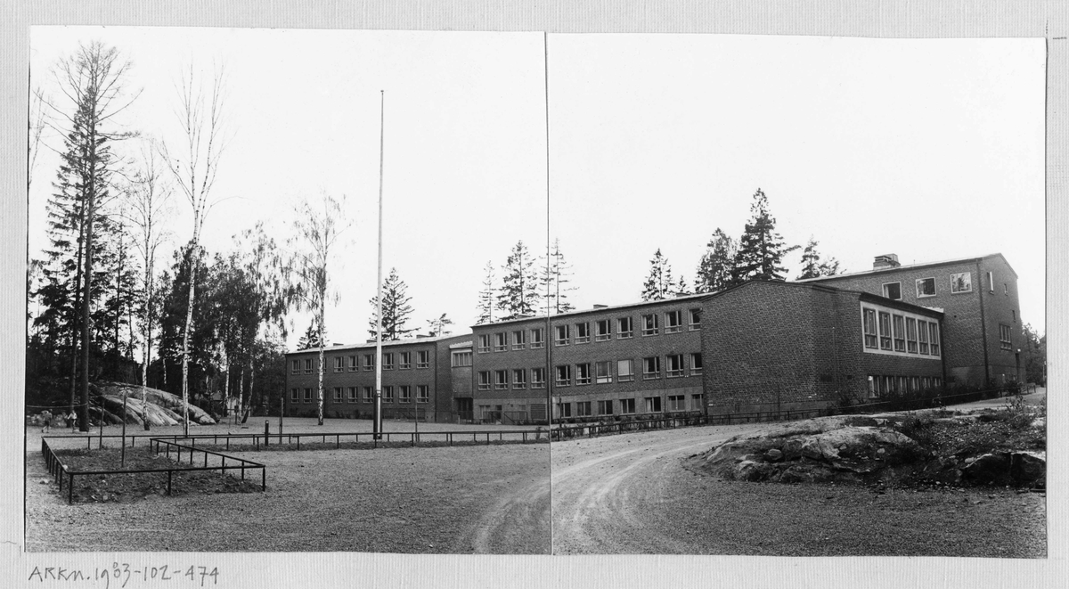 Parkskolan Exteriör - ArkDes / DigitaltMuseum