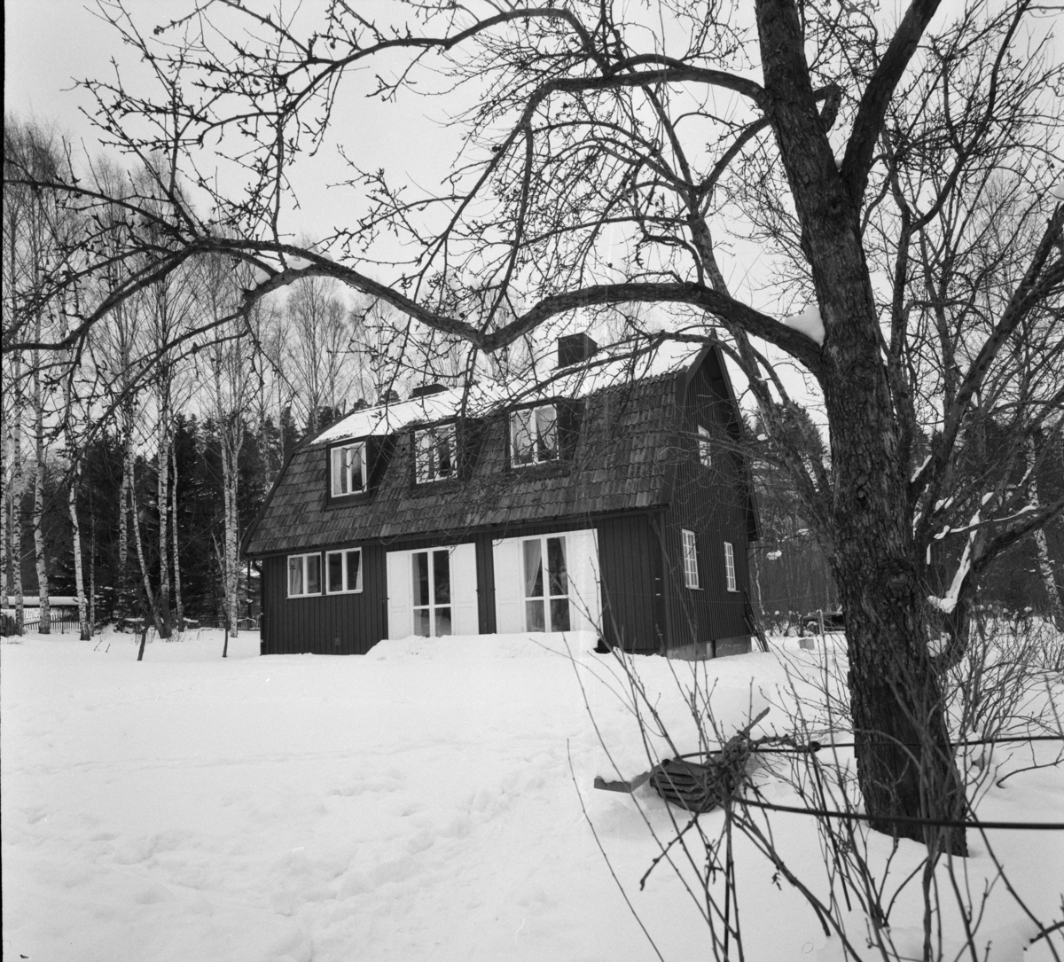 villa Ahlgren
Exteriör, trävilla i snölandskap.
