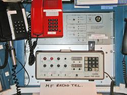 Bilde av mellomfrekvens radiotelefoni-utstyr plassert i radi