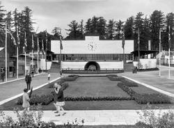 utstilling, Østfoldutstillingen, eksteriør, park, publikum,b