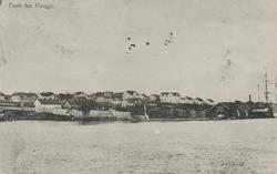 bolighus, Hauge, elv, Glomma, båt, brygge,