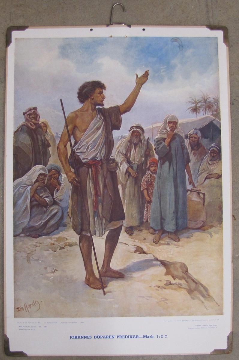 Johannes döparen predikar.