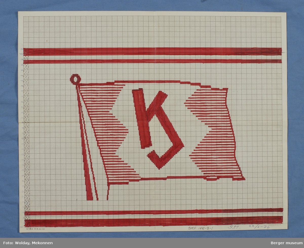 Referiflagg K.J. (Kristian Jebsens Rederi).