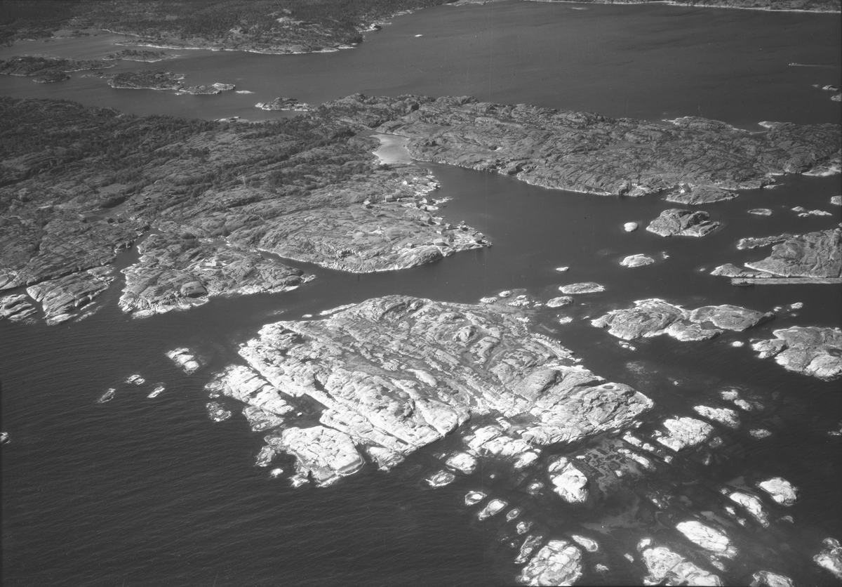 Flyfoto fra Portør. Kragerø