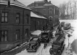 Skien gamle brannstasjon, i gaten "Skistrædet"