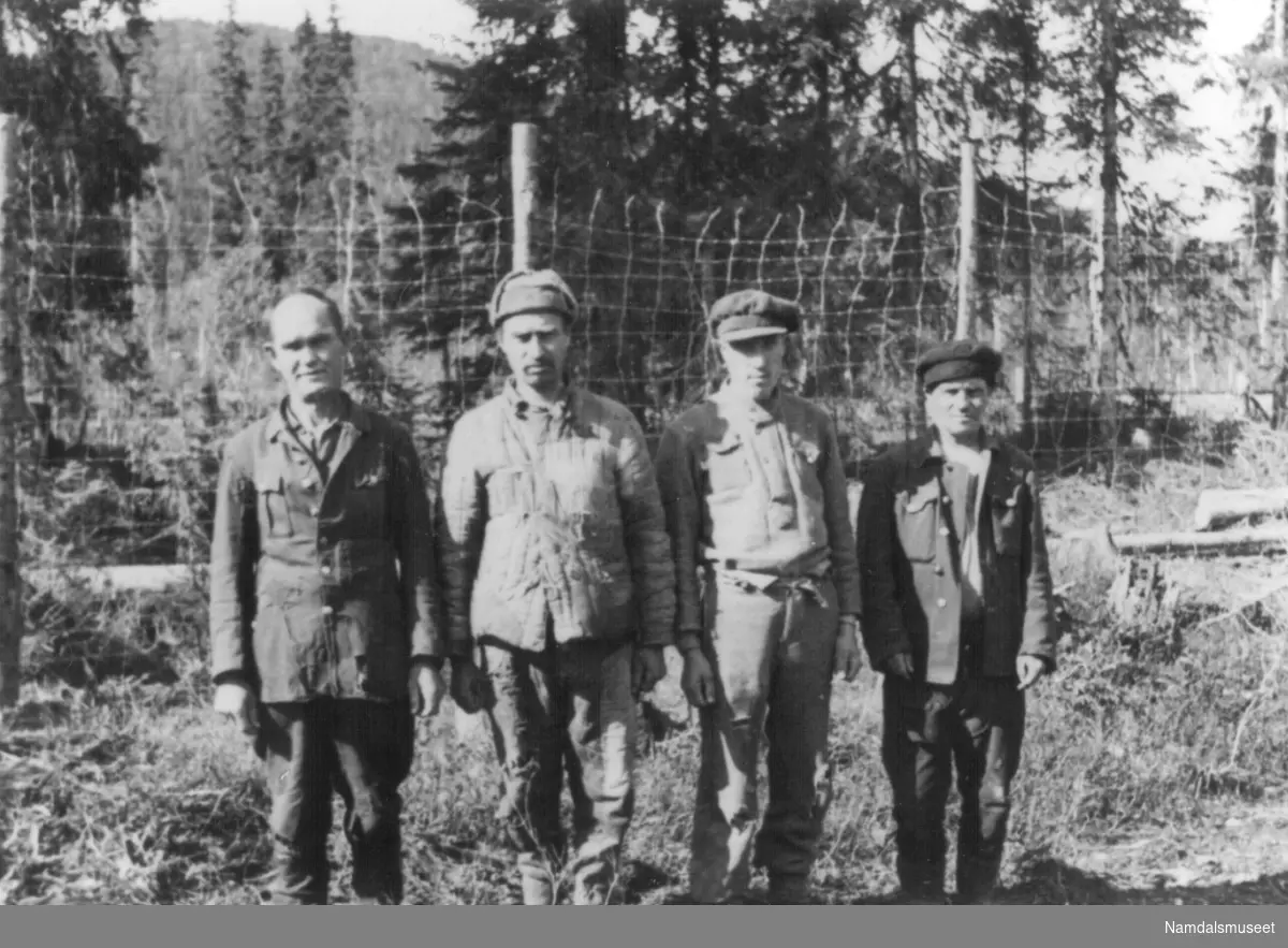Mai-juni 1945. Noen typiske representanter for de russiske krigsfangene.