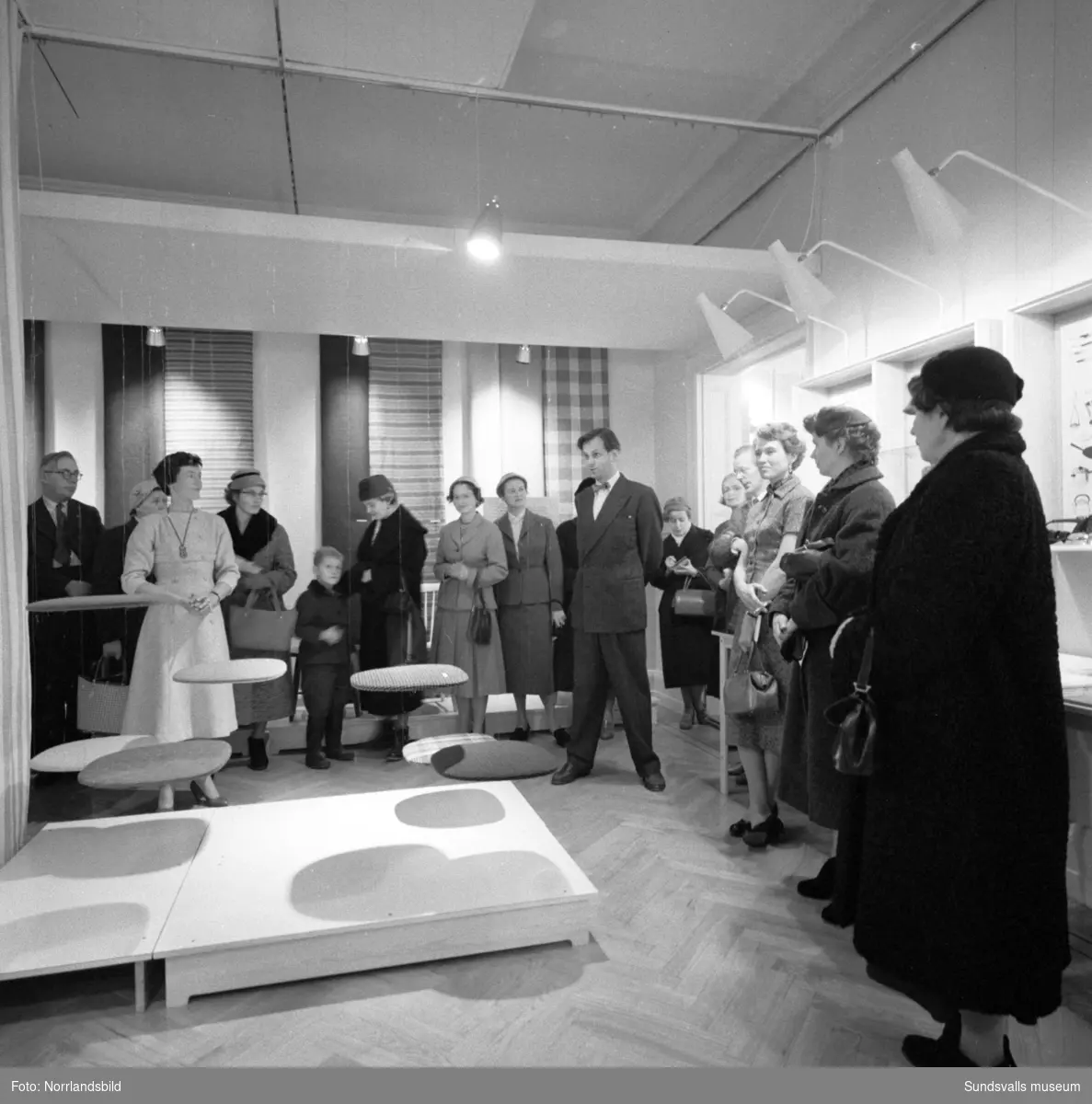 Hemslöjdsföreningens utställning på Sundsvalls museum.