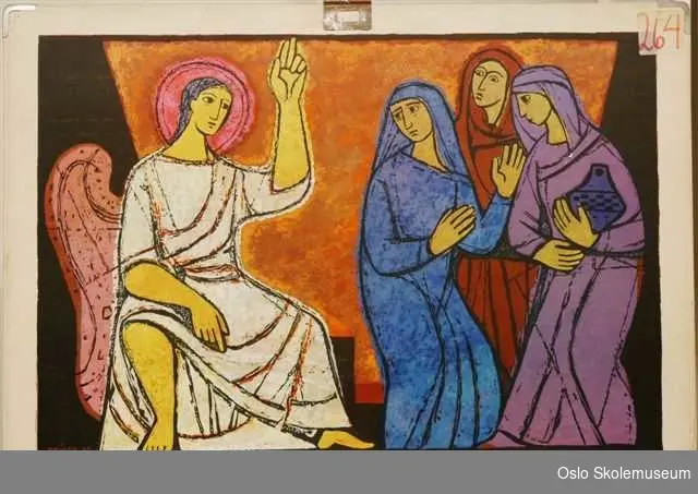 Bibelhistorie: De tre kvinnene ved graven.