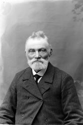 Studioportrett i halvfigur av en eldre mann, trolig Toder To