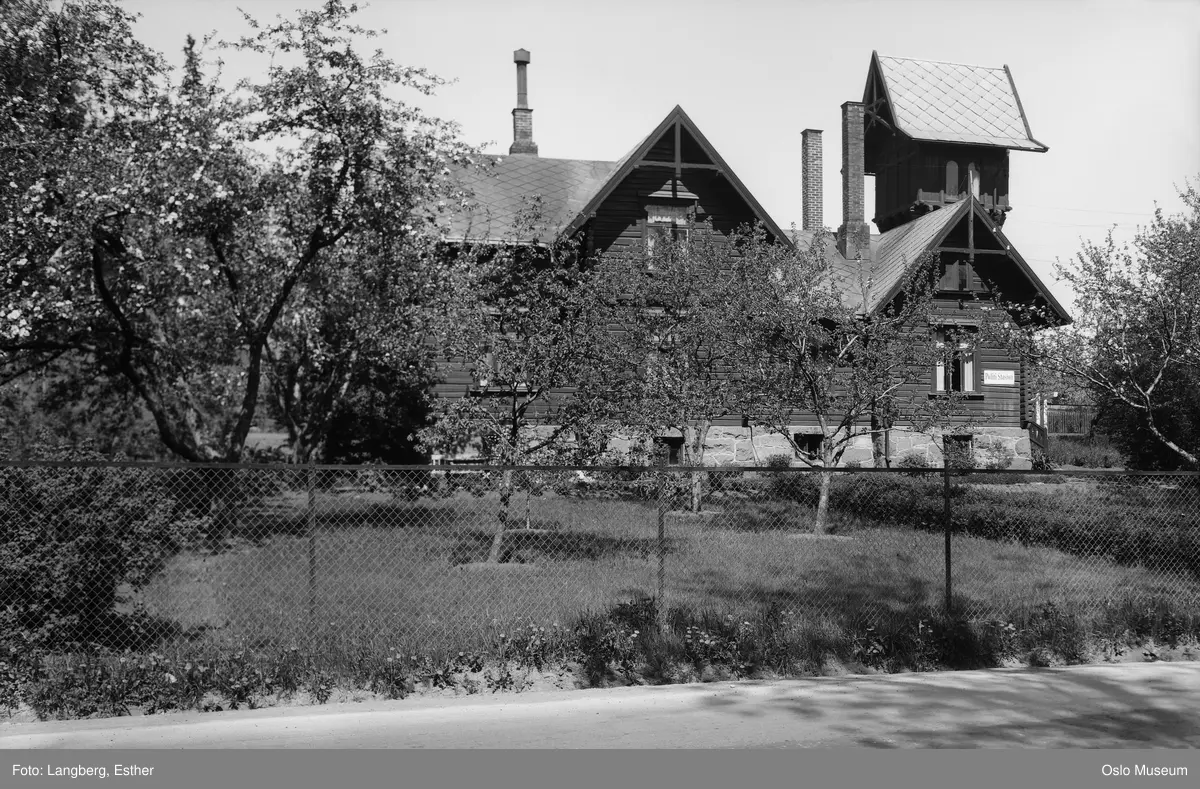 Vækerø brannstasjon og politistasjon. - Oslo Museum / DigitaltMuseum