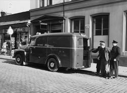 Politibil i Vognmannsgata.