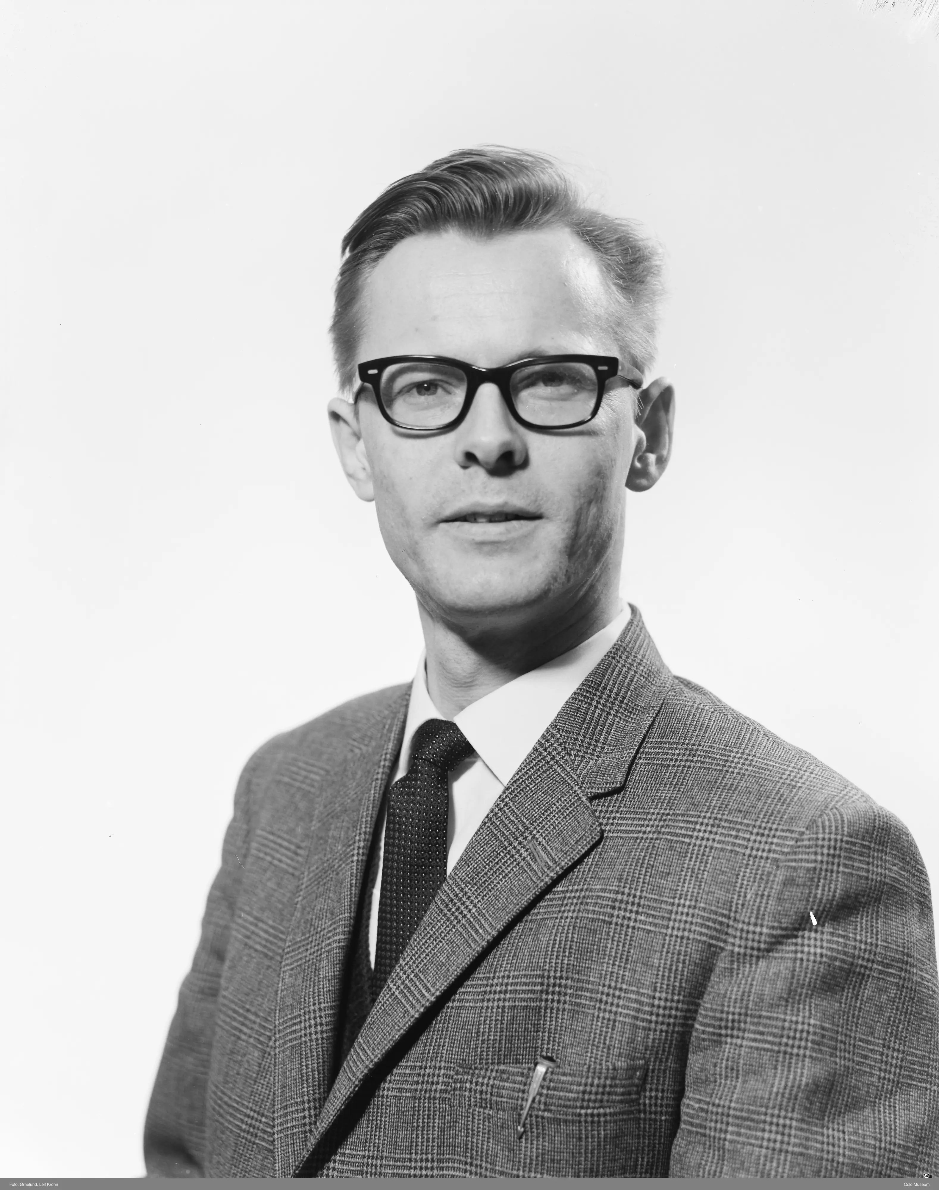 Arkeolog Axel Seeberg. Oslo Museum / DigitaltMuseum