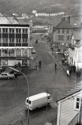 Odda - sentrum - innkjøring - isskruing