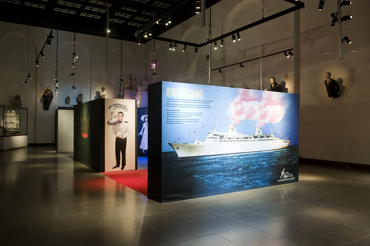 Utställningen "Frizon" på Sjöfartsmuseet i Göteborg.